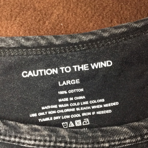 Vintage black tee shirt with smiley face size large 100% cotton - Picture 5 of 5